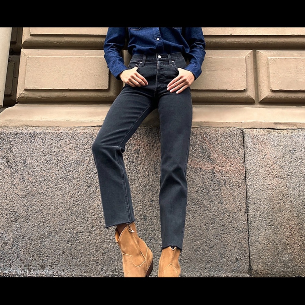 Aritzia Denim Forum the Arlo high rise straight